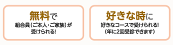 無料歯科健診の特徴